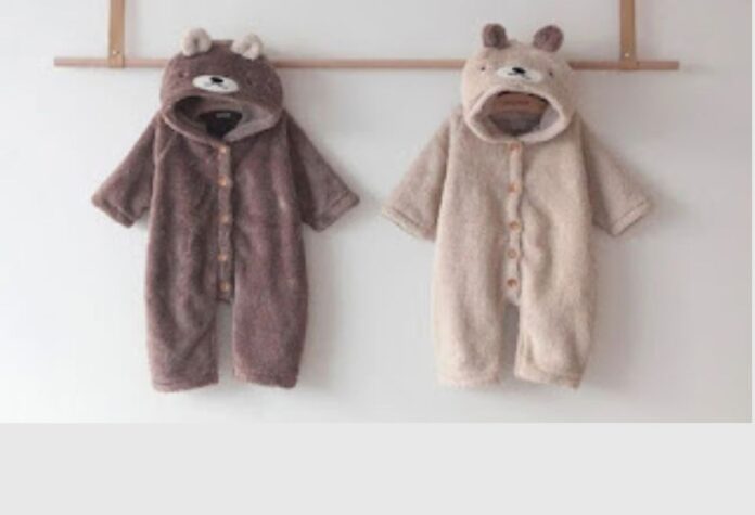 TheSparkshop.in Product Bear Design Long Sleeve Baby Jumpsuit
